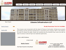 Tablet Screenshot of lilasonsinfra.com